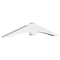 Ekena Millwork Archdale Architectural Grade PVC Gable Bracket, 72"W x 12"H x 4"D x 6"F, 4/12 Pitch GBP072X12X0406ARC00 - alternate 1